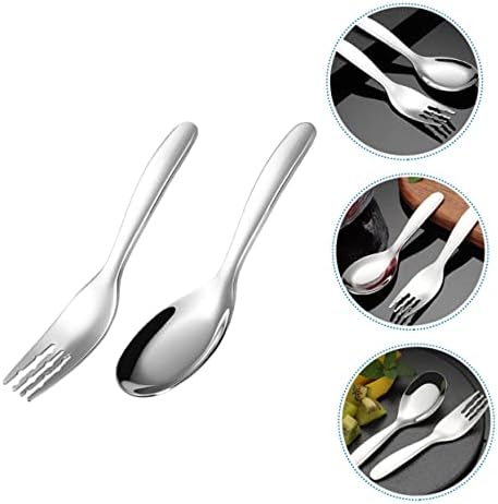 CRILSTYLEO 2PCS Stainless Steel Utensils Set