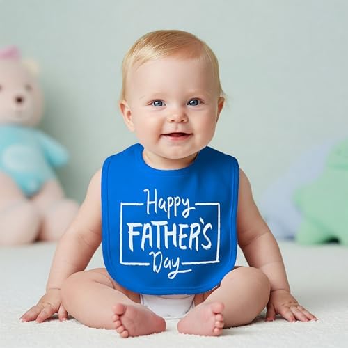 Aidens Corner Cute 1st Fathers Day Baby Bib