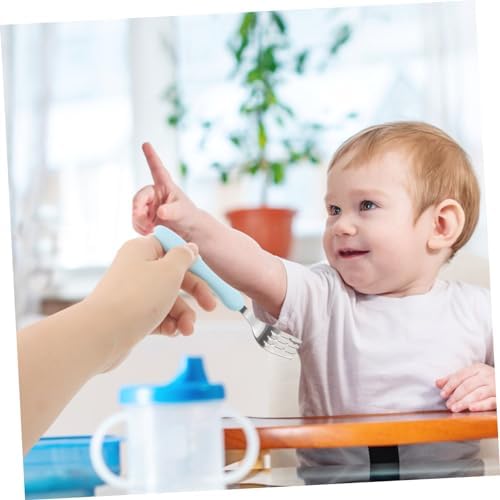 Beatifufu 3pcs Utensil Set for Baby Self Feeding