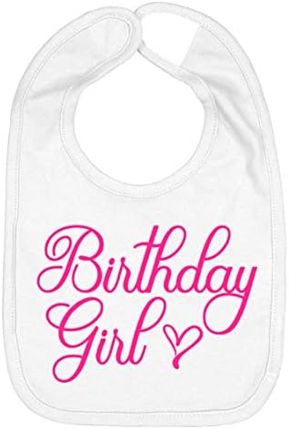 Aidens Corner Handmade Baby Girl 1st Birthday Bib