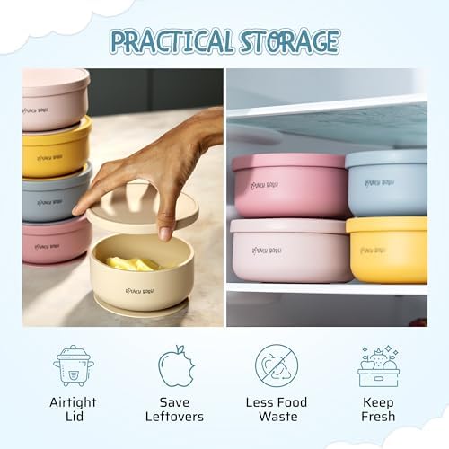 BOUNCY BABY Silicone Feeding Set 8 PCS