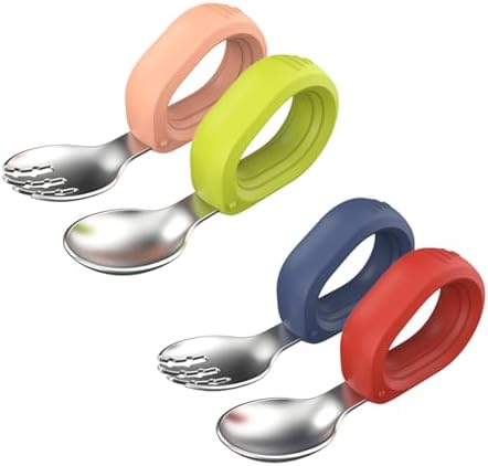 Yimido Kids Fork Spoon Set BPA-Free Durable Toddler-Safe