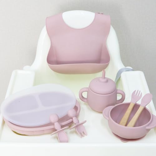 Silicone Baby Feeding Set 8 Pcs for 6 Months 1