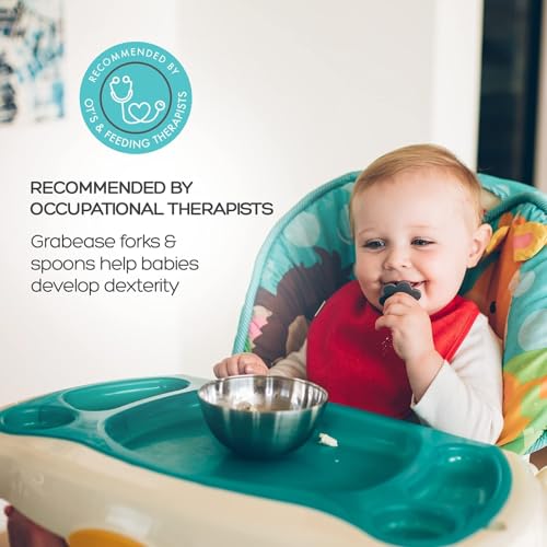 Grabease Baby Spoons Toddler Set Mint
