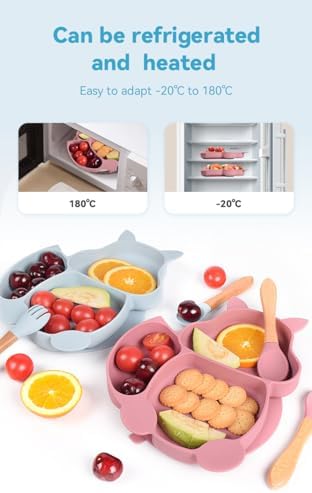 Premium Soft Silicone Animal Print Feeding Set 9 Piece