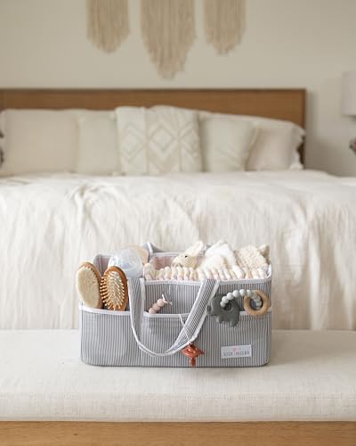 Lily Miles Pink Blush Diaper Caddy Organizer