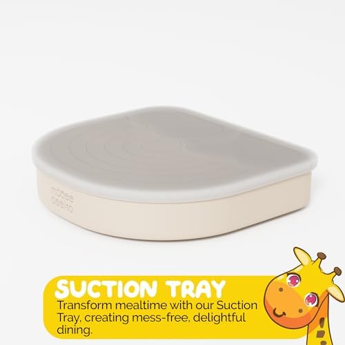 Muqee Peeko Silicone Feeding Set - 3 Piece BLW Baby Plates Utensils