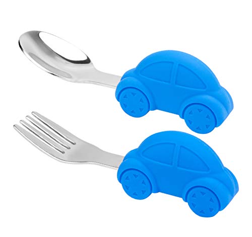 Linowos Toddler Spoon and Fork Set for 12 Month