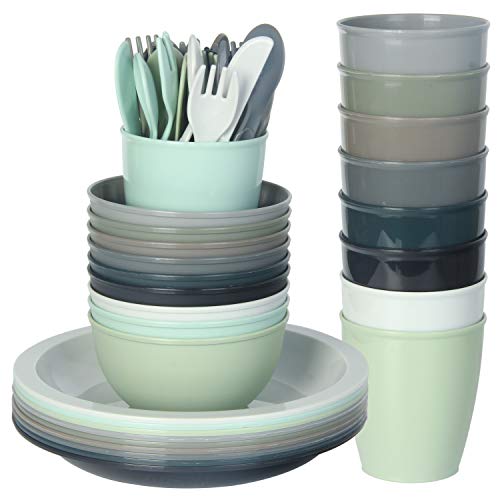 Youngever 54 pcs Toddler Dining Set BPA Free