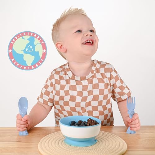 Spoon la la Toddler Utensils Set - 6 Pack 3 Spoons 3 Forks