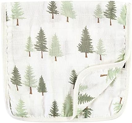 Hudson Baby Forest Animals Muslin Burp Cloth 7pk