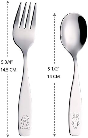 ANNOVA Kids Flatware Set Stainless Steel 6PCS
