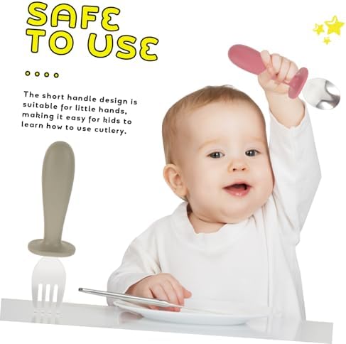 6Pcs 304 Stainless Steel Feeding Utensils Set 1