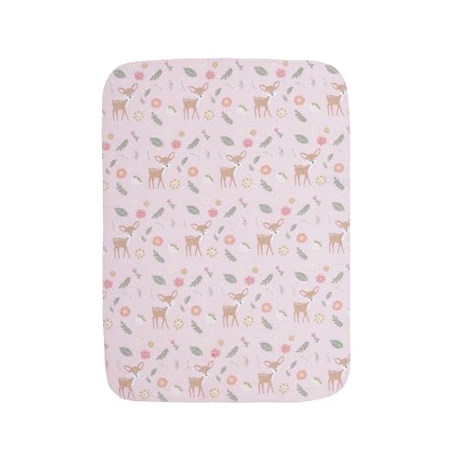 EVERYDAY KIDS 12-Pack Pink Burp Cloths for Baby Girl