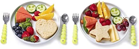 melii Caterpillar Spoon Fork Set for Toddlers
