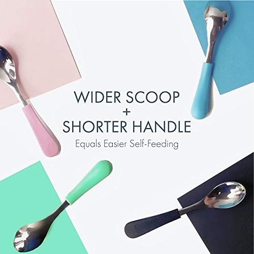 Avanchy Baby Spoons Set 4 Pack Safe and Durable