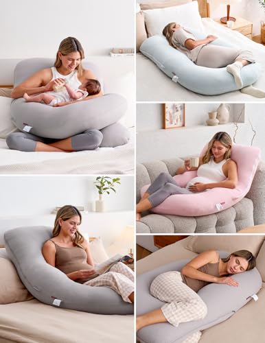 Momcozy Pregnancy Pillow for Full Body Support