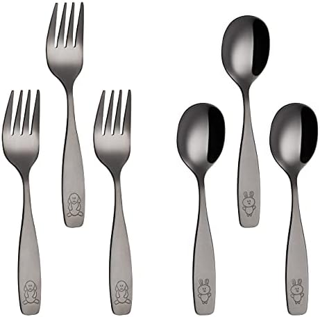 ANNOVA Kids Flatware Set 6PCS Stainless Steel