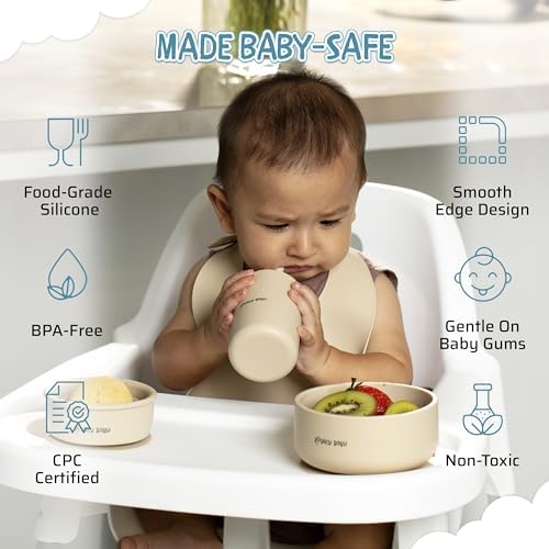 BOUNCY BABY Silicone Feeding Set 8 PCS