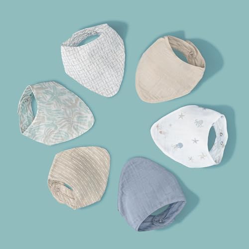 Crane Baby Soft Muslin Bib Set for Teething and Drooling 1
