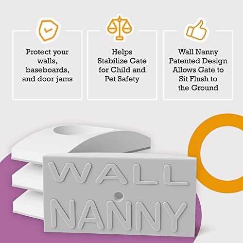 Wall Nanny Baby Gate Wall Protector 4 Pack