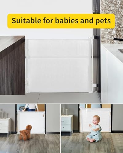 dearlomum Retractable Baby Gate - 33 Tall 55 Wide