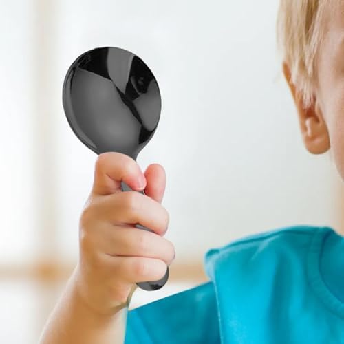 Kids Spoons Set - Safe Vibrant Stainless Steel Flatware for Young Hands