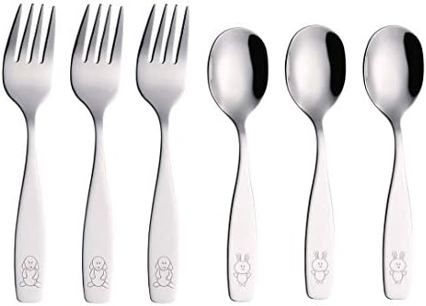 ANNOVA Kids Flatware Set Stainless Steel 6PCS