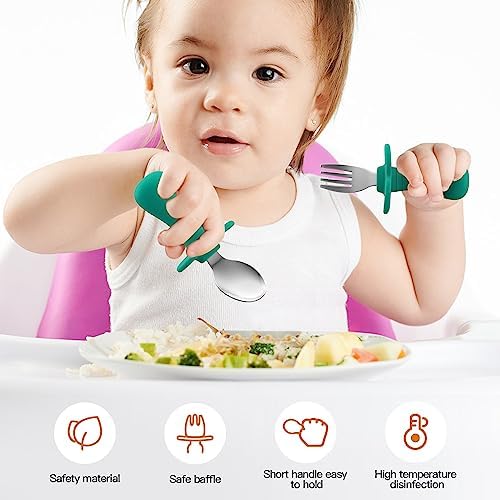 SFCCMM 4-Piece Toddler Utensils Set