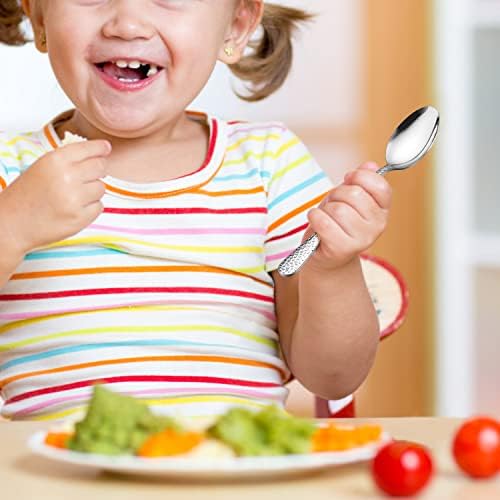 LIANYU 9PCS Kids Stainless Steel Spoon Set