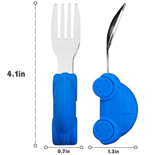 Linowos Toddler Spoon and Fork Set for 12 Month