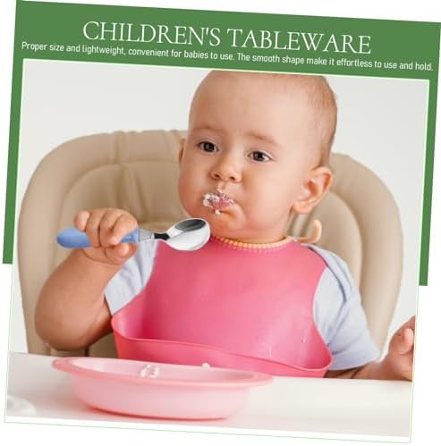 SHOWERORO 4Pcs Durable Feeding Utensils Set