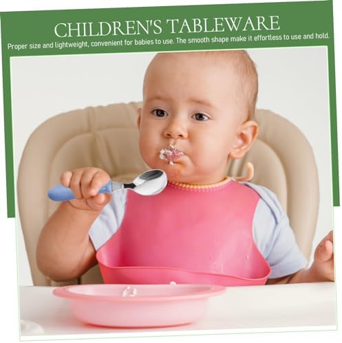 ifundom 4Pcs Stainless Steel Utensils Set for Babies