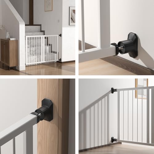 ICERO Baby Gate Extender Wall Protector 4 Pack Black 1