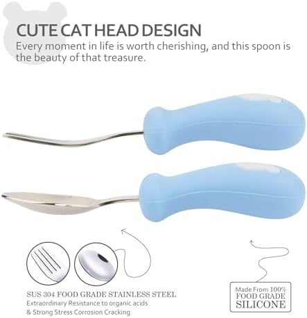 6Pc Toddler Utensil Set - Safe Self-Feeding Flatware