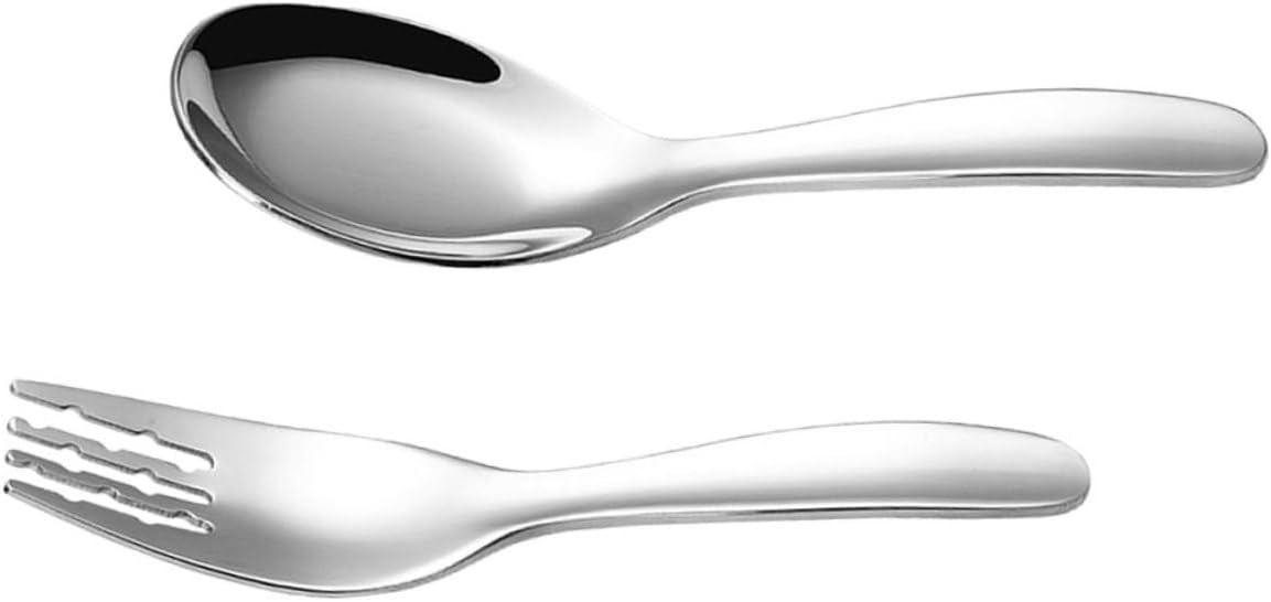 GARVALON 316 Stainless Steel Fork Spoon Set 2PCS