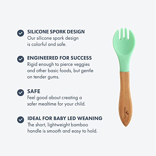 Avanchy Baby Spork Set 2 Pack Gray 1