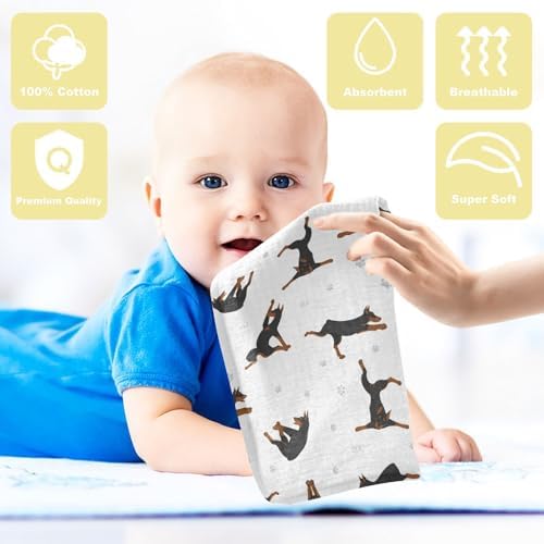 vvfelixl Baby Cotton Washcloths for Toddlers and Newborns