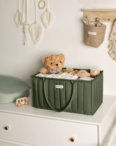Blissful Diary Diaper Caddy Organizer Deep Green