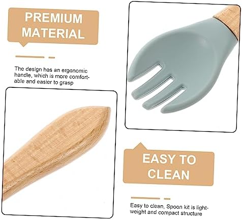 Adorable Fork and Spoon Set for Baby Weaning