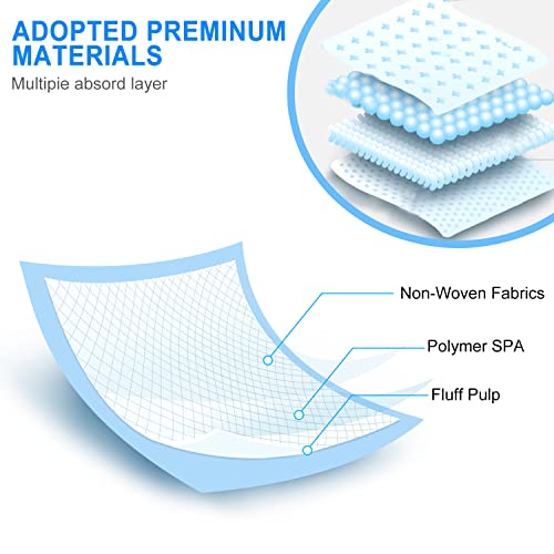 Zdolmy Disposable Changing Pads 18x24in Waterproof Adult Child Baby Pets Underpad