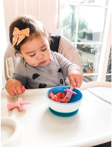 Nooli Baby Fork Toddler Utensils Set - Pink