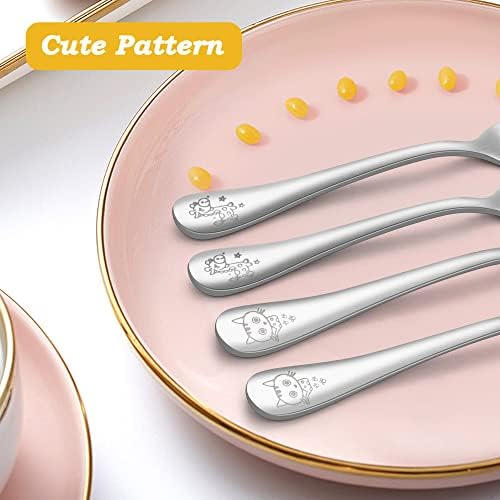 LIANYU 9-Piece Toddler Utensils Set Dishwasher Safe