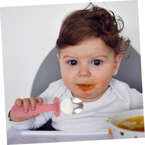BIUDECO 6Pcs Reusable Spoon Fork Set for Baby Self Feeding
