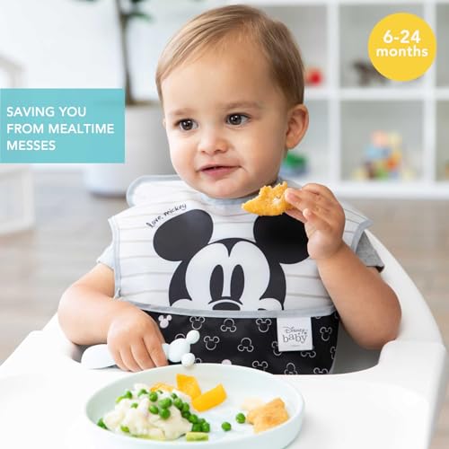 Bumkins Disney Bibs 3-Pack Mickey Mouse Baby Bibs