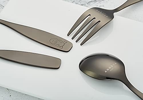 ANNOVA Kids Flatware Set 6PCS Stainless Steel