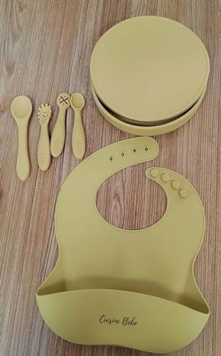 Cuisine Bebe 4-Piece Silicone Feeding Set for 6 Months Up