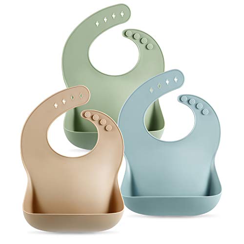 PandaEar Reusable Feeding Bibs Utensils Set 1
