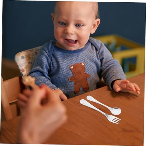 BUGUUYO Bear Forks and Spoons Set Dishwasher Safe