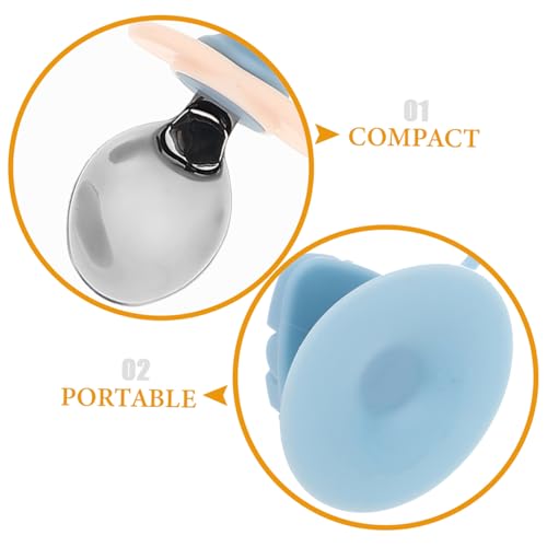 Beatifufu 1 Set Spoon and Fork with Silicone Holder